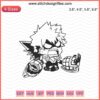 Bakugo Angry Boom Embroidery Design, My Hero Academia Machine Embroidery Files