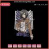 Mikasa Ackerman Embroidery Design File - Attack On Titan Cool Girl, Machine Embroidery Patterns, Anime Themed Stitch Design