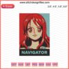 Nami Navigator One Piece Embroidery Design File - Anime Machine Embroidery, Nautical Theme, DIY Craft Patterns