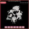 Team Kakashi Embroidery Design - Naruto Machine Embroidery File: Intricate, Detailed, Anime-Inspired Patterns for Enthusiasts.
