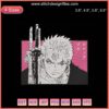 Roronoa Zoro embroidery design file featuring Naruto themed patterns, perfect for machine embroidery projects.