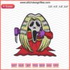 Scream Ghost Embroidery Design for Halloween - Spooky, Funny, Machine Embroidery File, Perfect for DIY Halloween Projects.