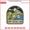 Camp Crystal Lake Jason Voorhees Embroidery Design File, Halloween Machine Embroidery Pattern, Horror Movie Embroidery File