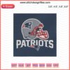 New England Patriots Helmet Flag Embroidery Design File, Machine Embroidery, Sports Fan Craft, Patriots Logo Embroidery Pattern.