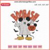 "Boobash Mickey Boo Halloween Embroidery Design File: Festive Mickey Mouse in Halloween Costume for Machine Embroidery"