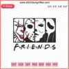 Halloween Horror Friends Embroidery Designs File featuring spooky characters for machine embroidery, perfect for Halloween creations.