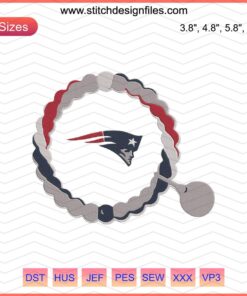 Patriots Ring Embroidery Designs File: New England Patriots logo embroidery patterns for machine stitching.