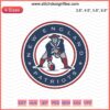 New England Patriots Logo Circle Player Embroidery Design File, Machine Embroidery Pattern, NFL Team Design