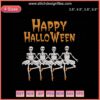 "Dancing Skeletons Embroidery Designs for Halloween, Perfect Machine Embroidery Files, Festive and Fun Skeleton Patterns"