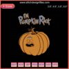 Pumpkin Rick embroidery design file for machine embroidery, perfect for Halloween crafts. Fun, spooky, detailed design.