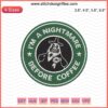 Nightmare Before Christmas Coffee Embroidery Designs, Halloween Machine Art, Spooky Digital File for Embroidery Projects.
