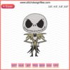 Baby Jack Skellington Machine Embroidery Design, Halloween Embroidery Files, Spooky Cute Pattern Download