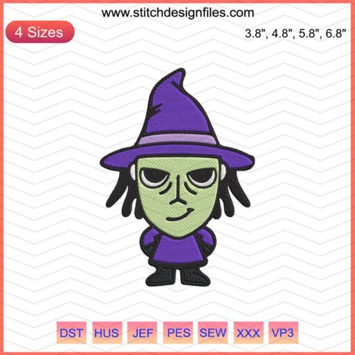 Baby Shock Halloween Machine Embroidery Designs File featuring spooky cute motifs for festive children’s attire.