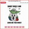 Baby Yoda Halloween Machine Embroidery Designs File: Cute Baby Yoda in Costume, Perfect for Fall DIY Projects and Crafts.