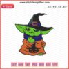 Baby Yoda Baby Boo I Am Love Me You Must Halloween Embroidery Design, cute machine embroidery file with popular Star Wars theme.