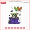Baby Yoda Jack Skellington Halloween Embroidery Designs, spooky machine embroidery, cute Halloween stitching pattern.