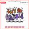 Colorful Halloween embroidery designs with "Let's Go Ghouls" text, perfect for machine stitching. Spooky fun patterns included.