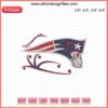 New England Patriots Skull Flag Embroidery Design, Patriots Machine Embroidery File, NFL-Themed Stitch Patterns