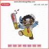 Leatherface Stitch humorous Halloween embroidery design, ideal for machine embroidery; scary cartoon cross-stitch pattern.