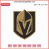 Vegas Golden Knights Logo Shield Embroidery Design File; Knight Shield Machine Embroidery Pattern