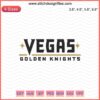 Vegas Golden Knights Letter Logo Embroidery, Shield Design, Machine Embroidery File, NHL Team Emblem Designs