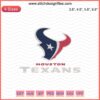 Houston Texans logo embroidery file, machine embroidery design, NFL team, sleek, high-resolution, digital stitching pattern.
