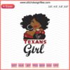 Texans Girl Embroidery Design File: Houston Texans Logo, Female Fan Silhouette, Perfect for Machine Embroidery Projects.