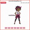 Houston Texans Girl Embroidery Design, featuring team logo and colors, ideal for fans' apparel or accessories. Machine embroidery file.