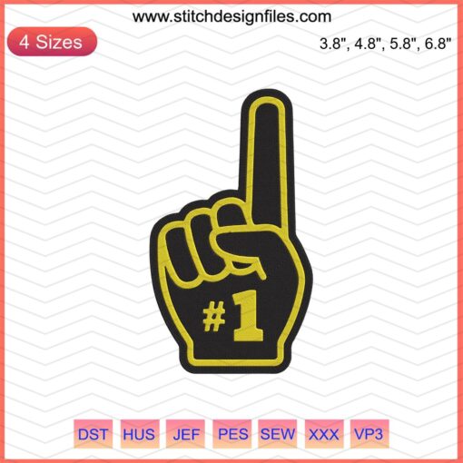 Fight For Iowa logo embroidery design file, black and yellow text, machine embroidery, Iowa themed stitching pattern.
