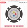 Pittsburgh Steelers Logo Embroidery Designs File, NFL Machine Embroidery Patterns, Steelers Sew Files