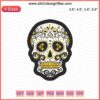 Pittsburgh Steelers Skull Embroidery Pattern, Machine Embroidery NFL Team Logo Design File