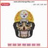 Pittsburgh Steelers Skull Player Embroidery Design File, NFL Machine Embroidery, Steelers Fan Decor, Team Logo Pattern