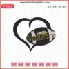 Steelers Heart Love Embroidery Design File, Pittsburgh Steelers Logo, NFL Machine Embroidery, Football Lover Design