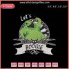 Lets Boogie Christmas Embroidery Designs: festive machine embroidery patterns, colorful holiday motifs, digital download file.