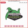 Oogie Boogie Casino Christmas Machine Embroidery Designs File - Holiday-themed embroidery pattern with casino elements.