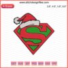 Superman Santa Christmas Embroidery Design, Festive Machine Embroidery File, Superhero Santa Claus, Christmas Decor Stitch Pattern