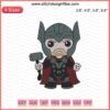 Cute Thor Chibi Embroidery Design, Avengers Machine Embroidery, Marvel Hero Pattern File, Perfect for Kids' Projects.