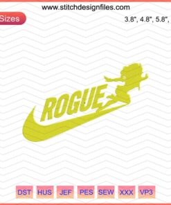 Nike Rogue Machine Embroidery Designs - Detailed Nike Logo Patterns for Professional Embroidery Projects