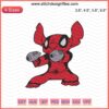 Deadpool Stitch Machine Embroidery Design File, cartoon character embroidery, superhero cross-stitch pattern, digital download.