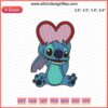 "Heart-themed stitch Valentine embroidery designs file, machine embroidery patterns for romantic crafting projects"