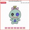 Lilo & Stitch Embroidery Designs File, Cute Trapos Machine Stitch Patterns, Disney-Inspired Embroidery.