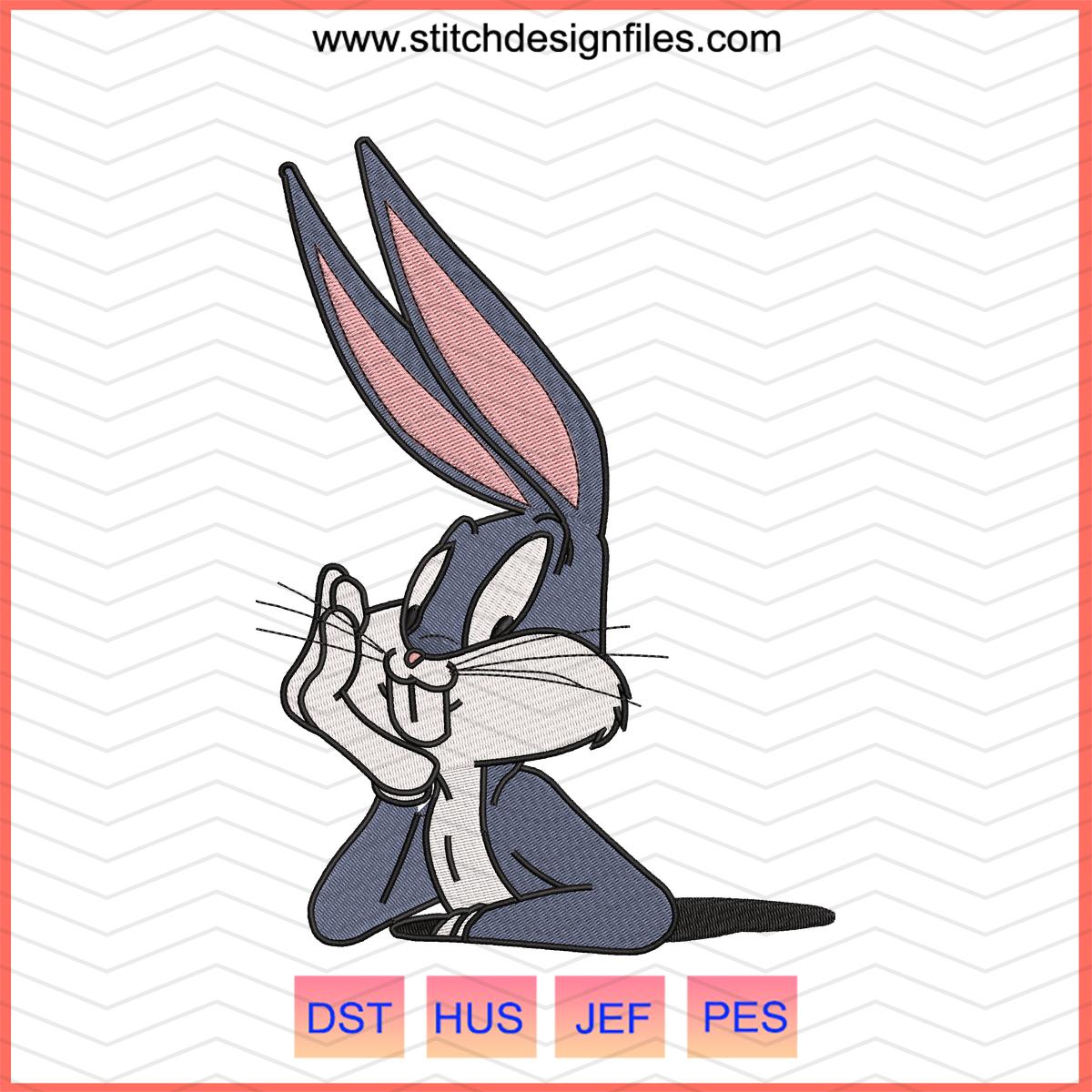 Bugs Bunny Embroidery Design - bugs bunny embroidery design