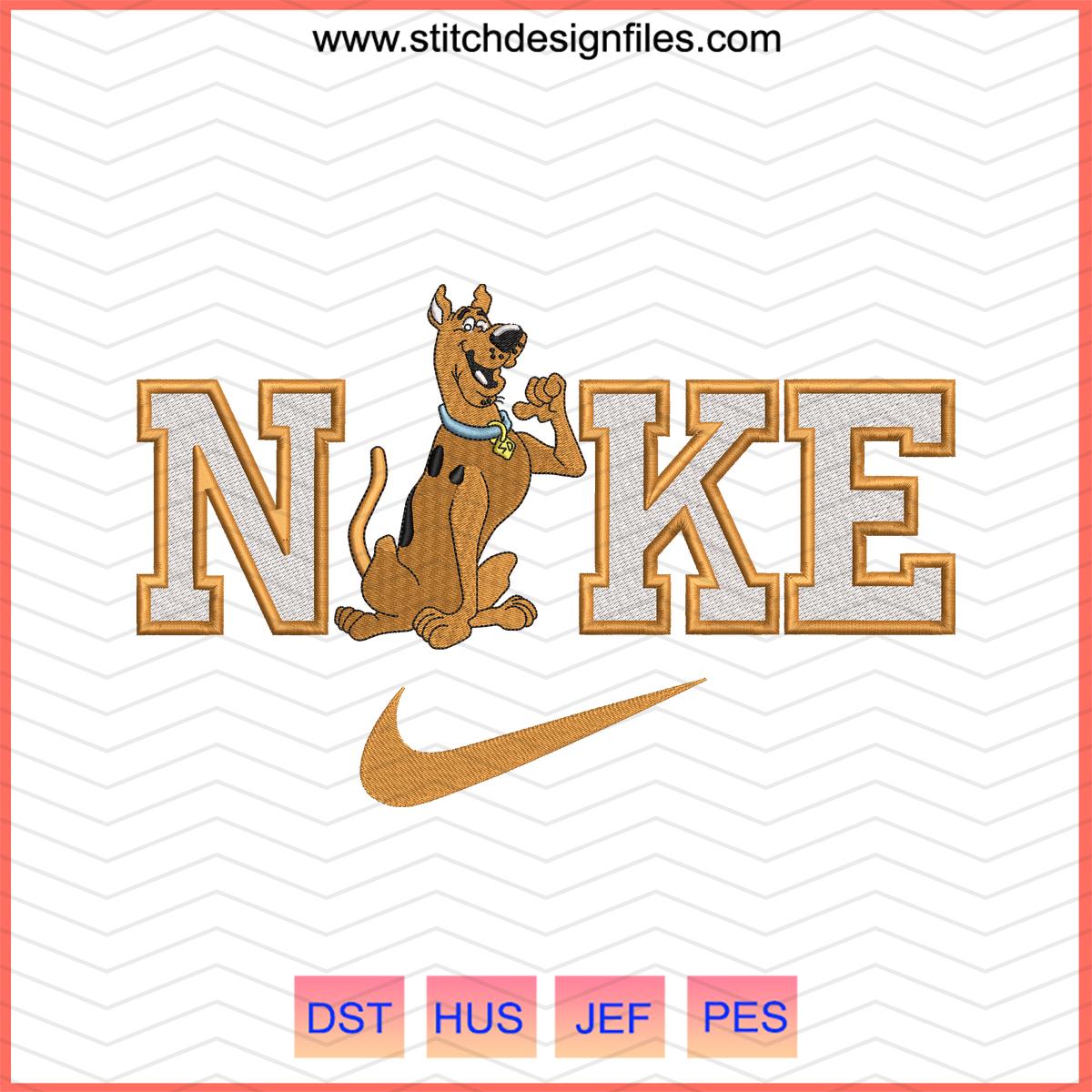 Nike Scooby-Doo Embroidery File - nike scooby doo embroidery file