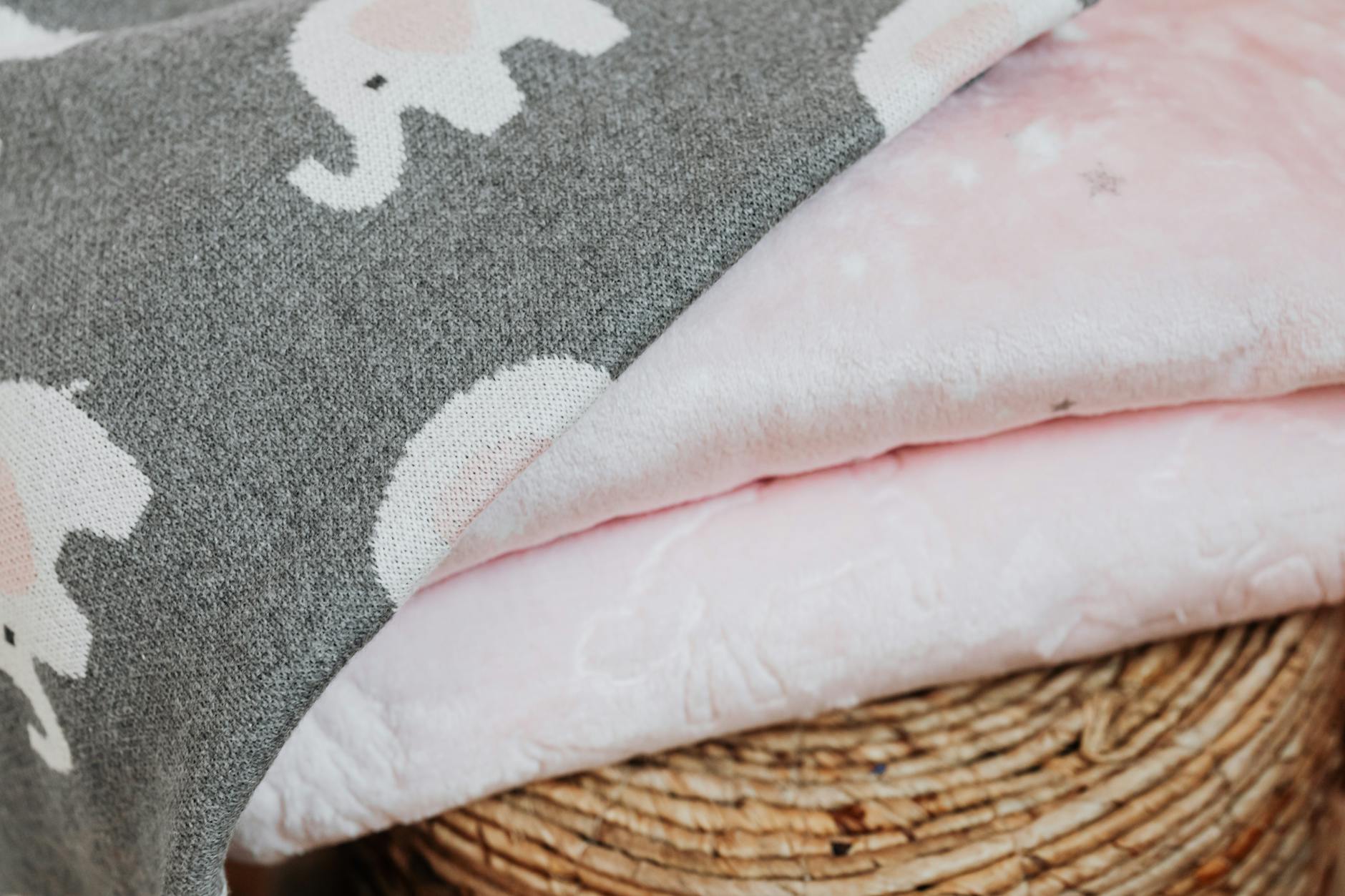 Fabric with embroidered Harry Potter designs in embroidery hoop