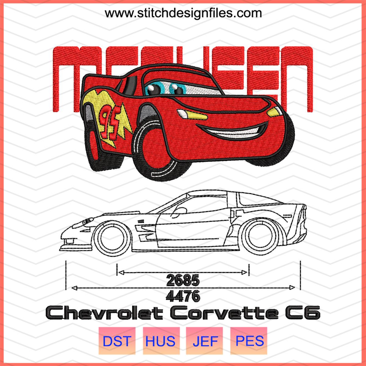Lightning McQueen Chevrolet Embroidery Design 2 Lightning McQueen Chevrolet Embroidery Design - lightning mcqueen chevrolet embroidery design