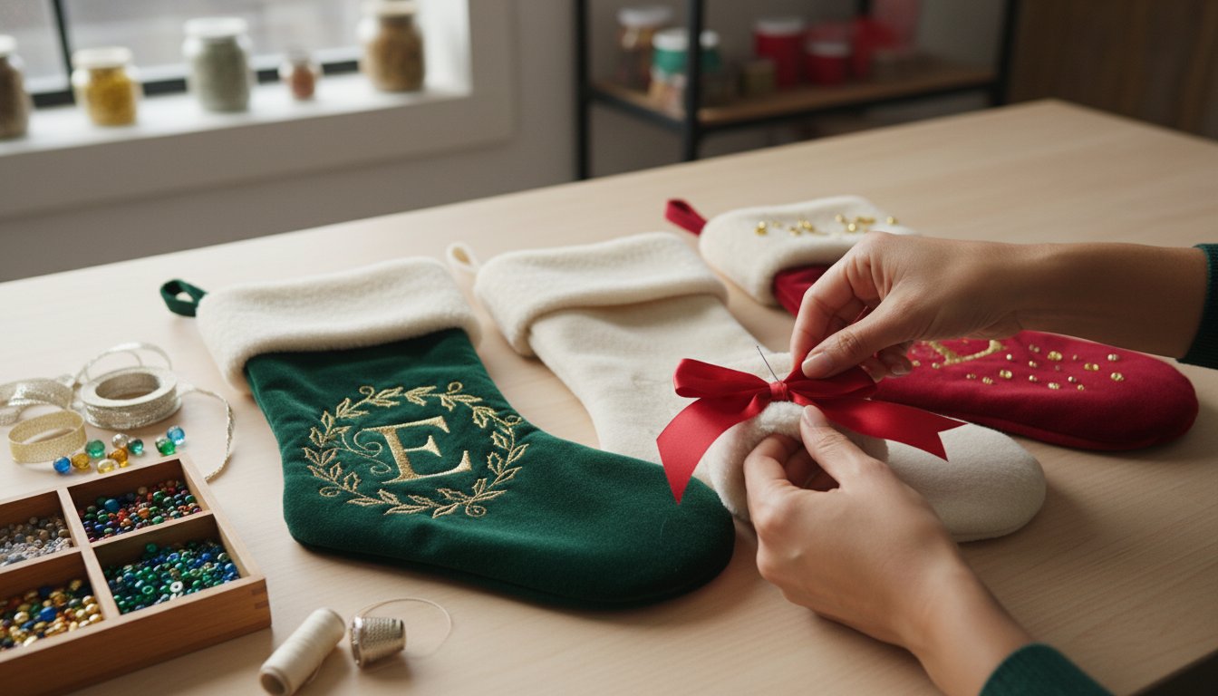 Personalized Stockings: An Embroidery Guide to Embellishment - Personalized Stockings An Embroidery Guide to Embellishment Hero Image