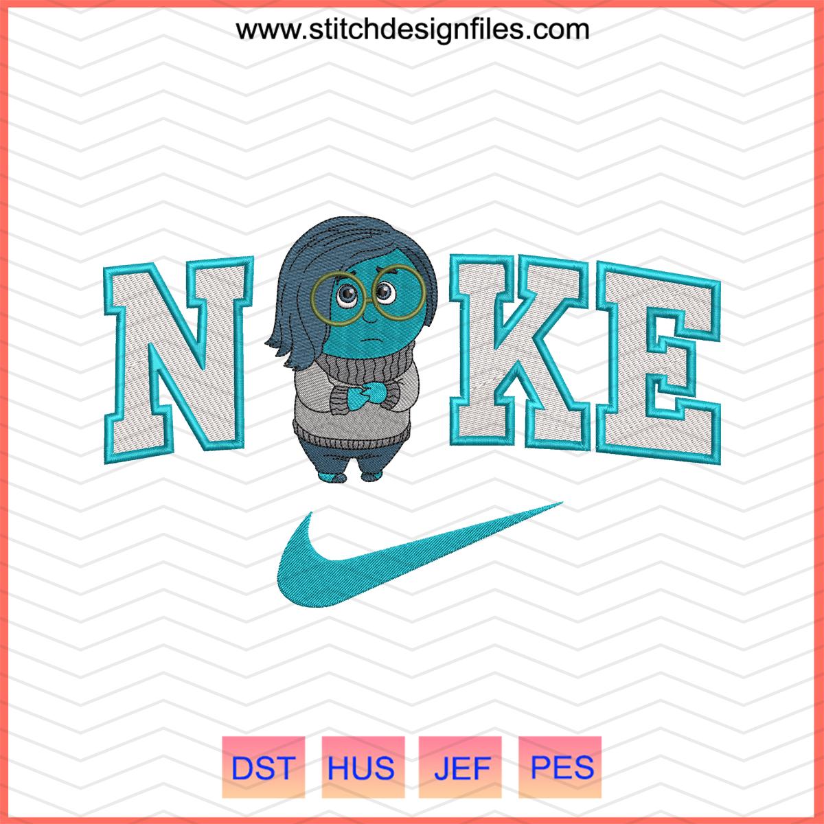 Nike Inside Out Joy Embroidery Design