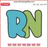 RN Embroidery Design: Stethoscope, Nurse Cap, Heartbeat Line - Ideal for Nursing Students, Gifts, Machine Embroidery Projects.