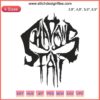 Embroidered Shadows Fall band logo in vibrant colors on black fabric, perfect unique music gift for fans and embroidery enthusiasts.