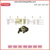 Buffaloes Coach Prime Football Machine Design File: Colorado Football Embroidery, CU Logo, Sports Embroidery Pattern.